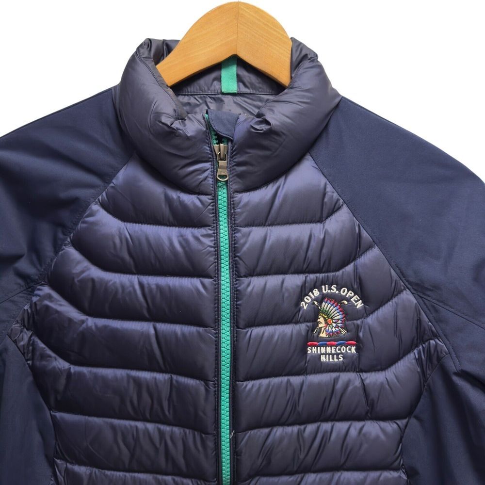 RLX Ralph Lauren Womens Sz M 2018 US Open Shinnecock Hills Duck Down Golf Jacket